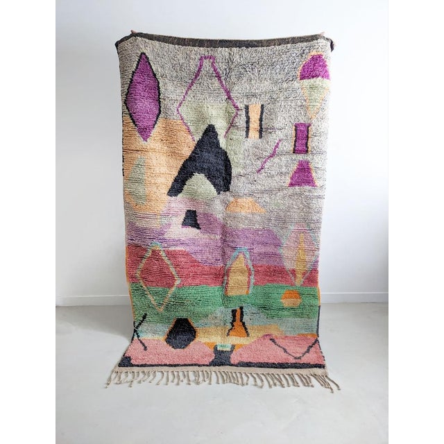 Multi Coloured Boujaad Rug For Sale - Image 5 of 7