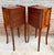 Pair of French Louis XV Style Marquetry Bedside Tables with Three Drawers, 1920s For Sale - Image 9 of 13