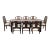 Drexel Chinoiserie Style Oval Dining Table With 8 Chairs For Sale