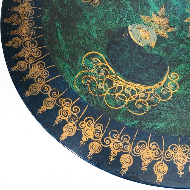 Vintage French Round Dining Table by Suzanne Fjeldsøe, 1960s For Sale - Image 13 of 18