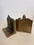 Vintage Brass Bookends Depicting a City Scape and Torch - A Pair For Sale - Image 4 of 4