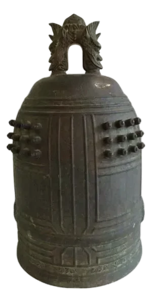 19th Century Bronze Temple Bell