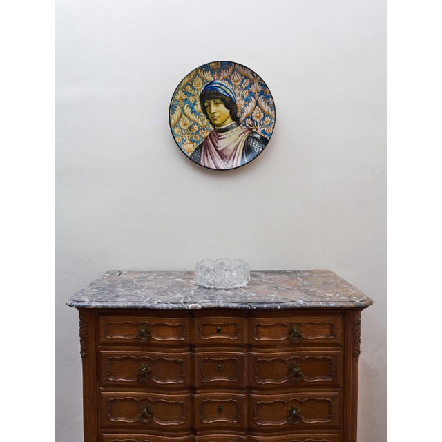 Large Italian Platter with Portrait After Botticelli For Sale - Image 10 of 11