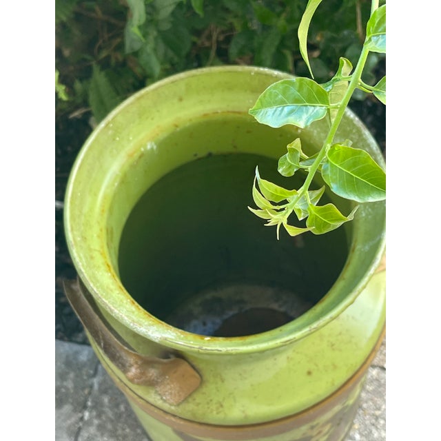 Antique American Copper Milk Canister With Eagle Umbrella Stand For Sale - Image 4 of 4