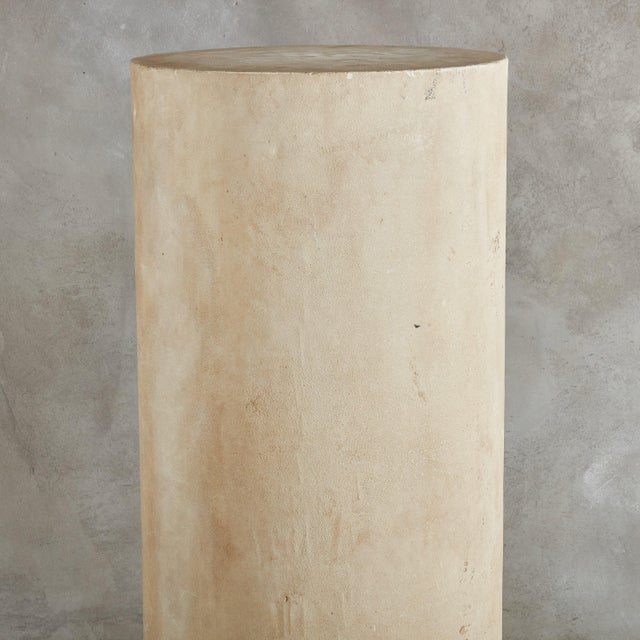 Sculpture Materials Italian Column Pedestal by Stone International, 1992 For Sale - Image 7 of 8