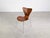 Brown Mid-Century Model 3107 Chairs in Teak by Arne Jacobsen for Fritz Hansen, Set of 4 For Sale - Image 8 of 15