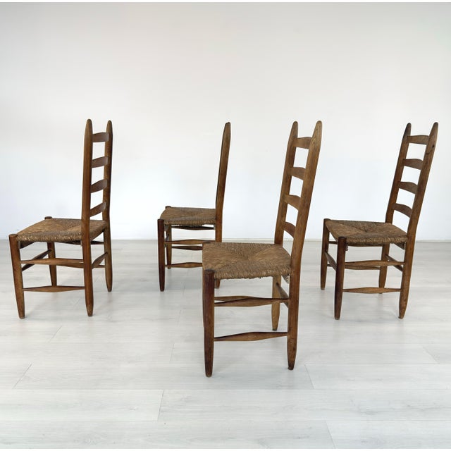 French Farmhouse Dining Chairs – Set of 4 For Sale In New York - Image 6 of 12