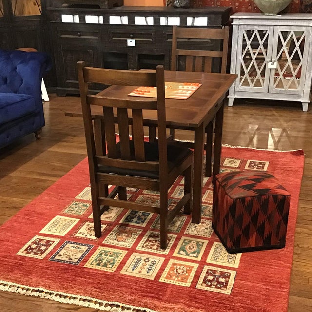 Brown Mission Oak Kitchen Table With 2 Leaves - 2 Stain Options - Walnut For Sale - Image 8 of 10