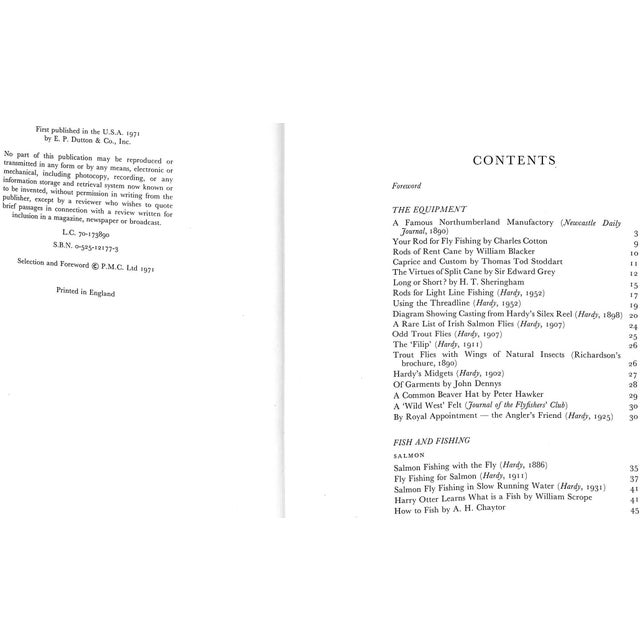 Paper "Hardy's Book of Fishing" 1971 Annesley, Patrick [Compiled By] For Sale - Image 7 of 11