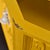 1970s Yellow and White Round Travertine Top Side Tables or Nightstands With Storage For Sale - Image 12 of 12