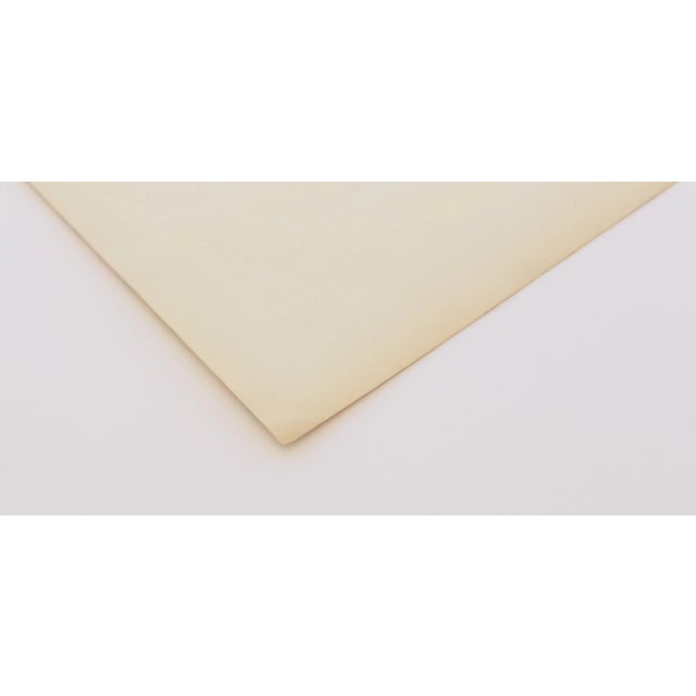 Paper 1950 Swedish Folk Art Oil Pastel Painting, Church in Pink, Sky Blue, Purple & Spring Green For Sale - Image 7 of 10