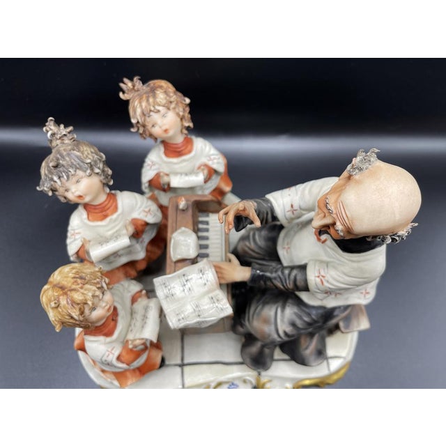 Black Symphony of Faith from Capodimonte, 1960s For Sale - Image 8 of 17