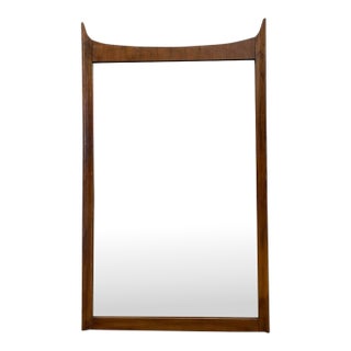 Vintage Mid-Century Modern Walnut Dresser Mirror. For Sale