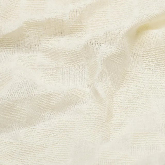 Schumacher Schumacher x Patterson Flynn Cadence Linen Sheer Fabric In Ivory For Sale - Image 4 of 4