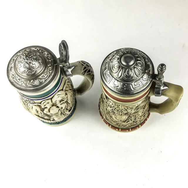 Ceramarte Brazil Beer Steins by Avon - A Pair For Sale - Image 4 of 12