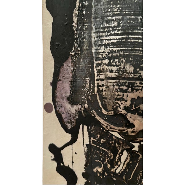 Metal 1970s Borje Skohg Gustavsberg Silvered Polychrome Stoneware Abstract Modenist Wall Reliefs -- Offered as a Pair For Sale - Image 7 of 16