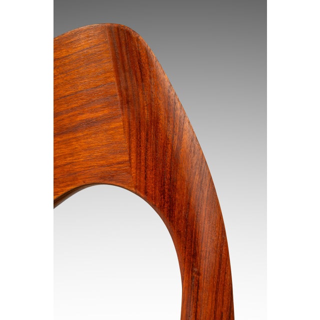 Set of Four 4 Bespoke Møller Model #71 Dining Chairs in Teak & Leather Attributed to Niels Møller for j.l. Møllers Møbelfabrik, Denmark, 1960s For Sale - Image 12 of 12