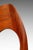 Set of Four 4 Bespoke Møller Model #71 Dining Chairs in Teak & Leather Attributed to Niels Møller for j.l. Møllers Møbelfabrik, Denmark, 1960s For Sale - Image 12 of 12