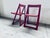 Vintage Trieste Folding Chairs by Aldo Jacober for Bazzani, Set of 2 For Sale - Image 5 of 18