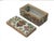 Ceramic Vintage Chinese Famiile Rose Enamel Graphic Rectangular Porcelain Box For Sale - Image 7 of 12