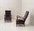 Mid-Century Modern Armchairs by Osvaldo Borsani for Atelier Borsani Varedo, 1940s, Set of 2 For Sale - Image 3 of 5