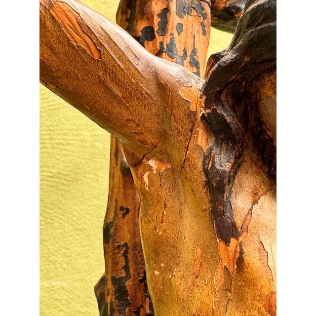 Spanish Baroque Carved Polychrome Crucifix, 1600s For Sale - Image 10 of 12