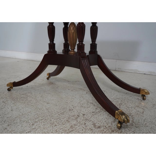 Wood Baker Historic Charleston Regency Mahogany Games Table For Sale - Image 7 of 12
