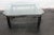 Hollywood Regency Black Painted Glass Top Coffee Table 1577 For Sale - Image 9 of 13