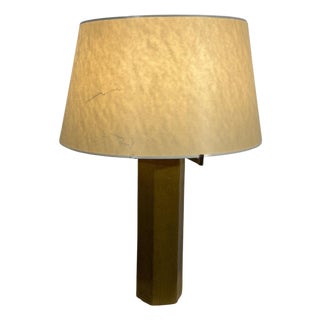 Hexagonal Ceramic Lamp from Jules Wabbes, 1960s For Sale