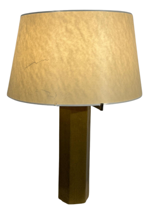 Hexagonal Ceramic Lamp from Jules Wabbes, 1960s