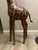 Animal Skin Tall 4ft - Vintage Leather Wrapped Giraffe Sculpture For Sale - Image 7 of 13