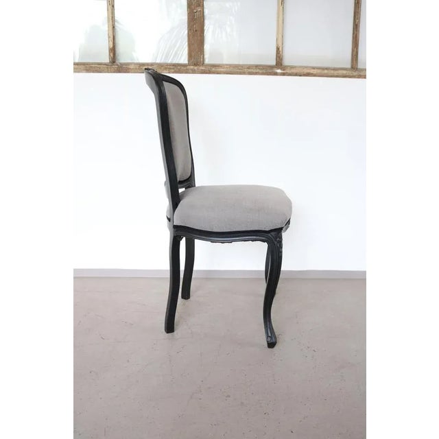 Black and Grey Neo Baroque Chair For Sale - Image 6 of 10