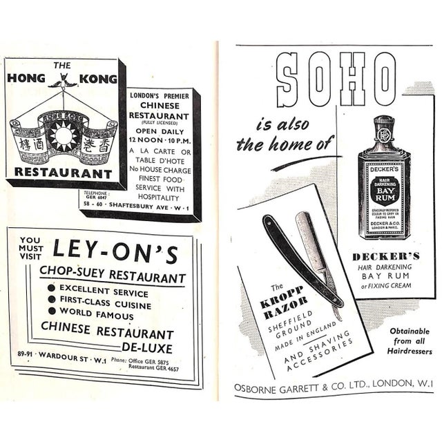 "An Indiscreet Guide to Soho" Book 1953 Jackson, Stanley For Sale - Image 10 of 10