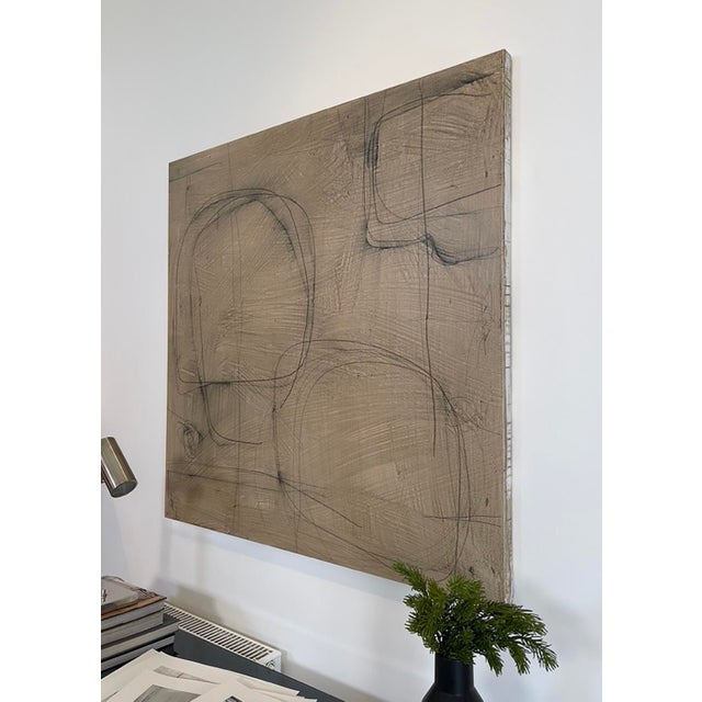 Contemporary Resurfacing by Murray Duncan, 2025, Mix Media on Canvas For Sale - Image 3 of 6