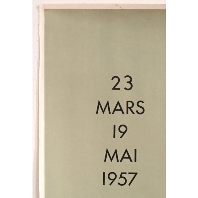 French Provincial 1957 French Exhibition Poster - Depuis Bonnard, Musée National d'Art Moderne For Sale - Image 3 of 5