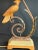 Contemporary Currey & Company Figural Bird Gold Leaf Iron & Wood Table Lamp For Sale - Image 9 of 13