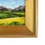 Impressionist scenic plein air rolling hills and mountains landscape oil painting on artist panel displayed in a...