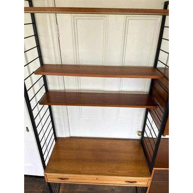 Ladderax System with Shelving, Storage and Desk by Staples for Heals of London, 1960s For Sale - Image 10 of 12