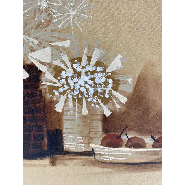 Brown Robert McCaine Large Acrylic Starburst Painting For Sale - Image 8 of 12