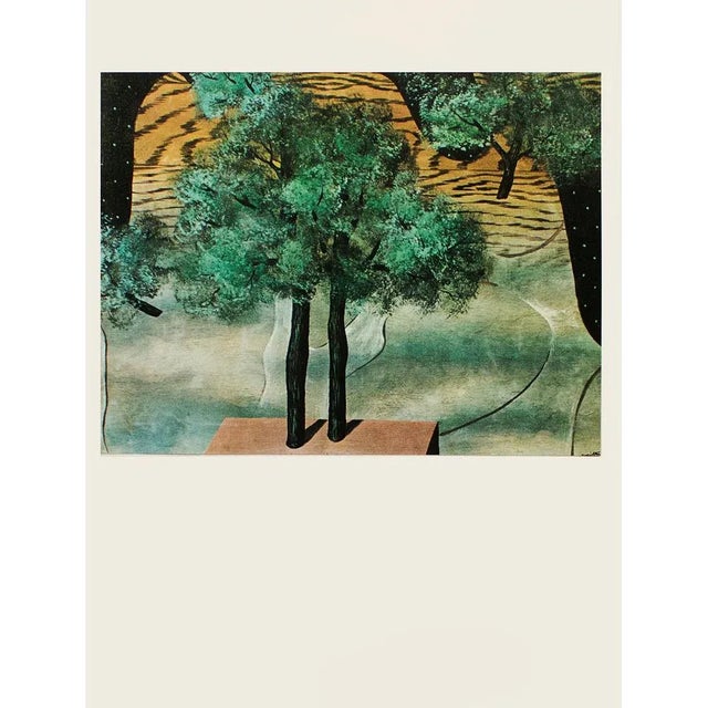 A beautiful First Edition photogravure after surrealist painting "The Cultivation of Ideas" (1928) by famous Belgian...