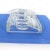 Vintage Clear Glass Inkwell and Pen Holder Desk Organizer Ink Well For Sale - Image 4 of 8