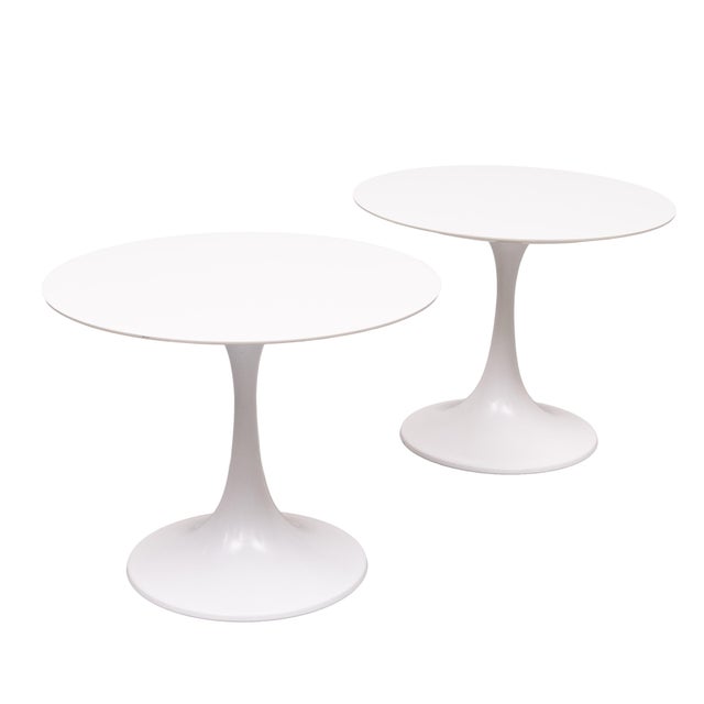 Tulip Side Tables by Maurice Burke for Arkana, 1970s, Set of 2 For Sale - Image 10 of 10