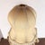 Vintage Italian Silk Lampshade Carved Wood Table Lamp, 1980s For Sale - Image 9 of 16