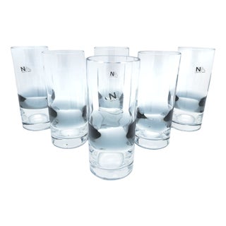 Murano Glass Drinking Glasses by Nason Moretti, 1980s, Set of 6 For Sale