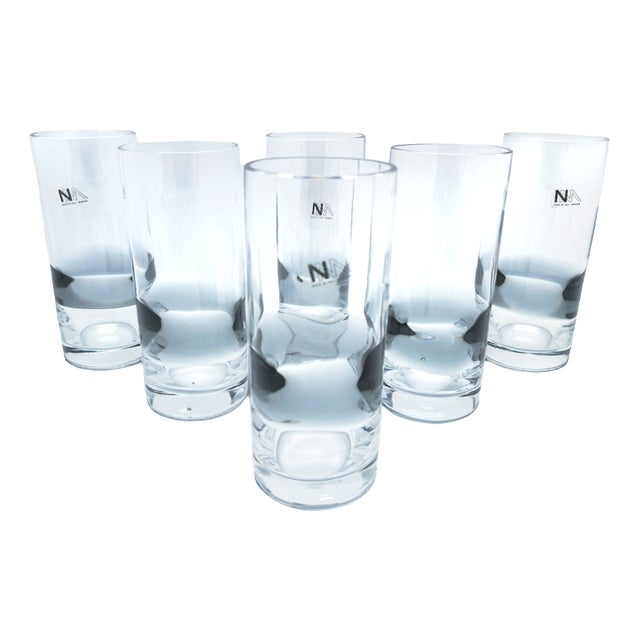 Murano Glass Drinking Glasses by Nason Moretti, 1980s, Set of 6 For Sale