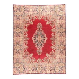 Vintage Kerman Rug 10'0'' X 13'5'' For Sale