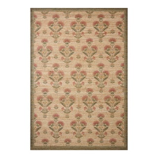Chris Loves Julia x Loloi Rue Sage / Blush 9'-3" x 13' Area Rug For Sale