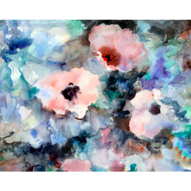American Florida Flowers Abstract by Mary Burke For Sale - Image 3 of 5