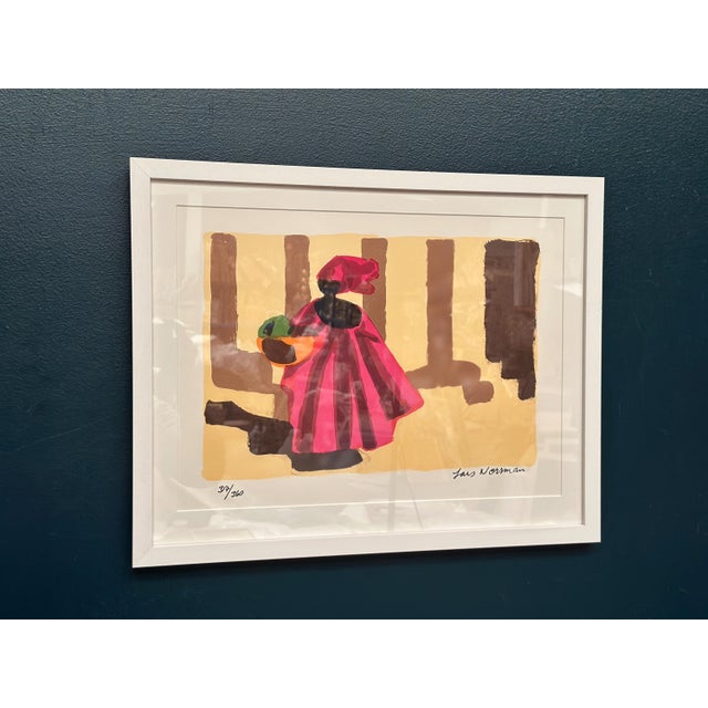 Lars Norrman, African Woman, 1950s, Lithograph, Framed For Sale - Image 18 of 18