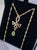 Mid-Century 9 Carat Yellow Gold Celtic Knot Peridot Pendant and Chain For Sale - Image 3 of 14